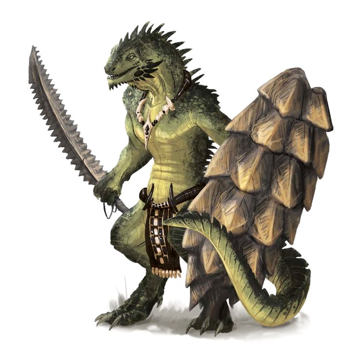 «Людоящер (Lizardfolk)» - статья в разделе «Игровые расы» по D&D 5-й ре...
