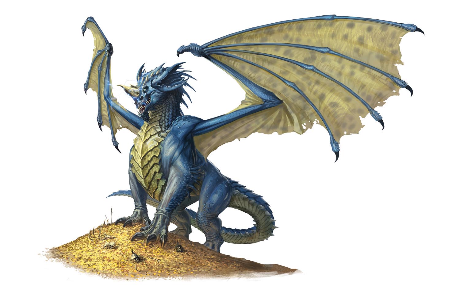 Взрослый синий дракон Adult blue dragon / Бестиарий D&D 5 / Monster man...