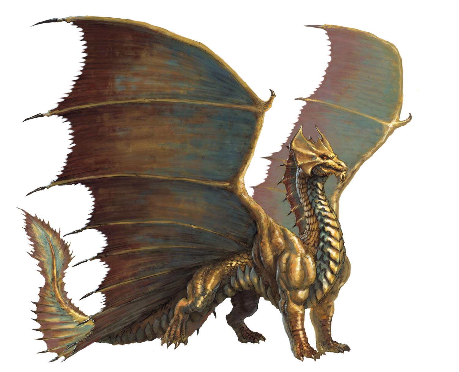 Древний латунный дракон (Ancient brass dragon)" - громадный дракон D&a...