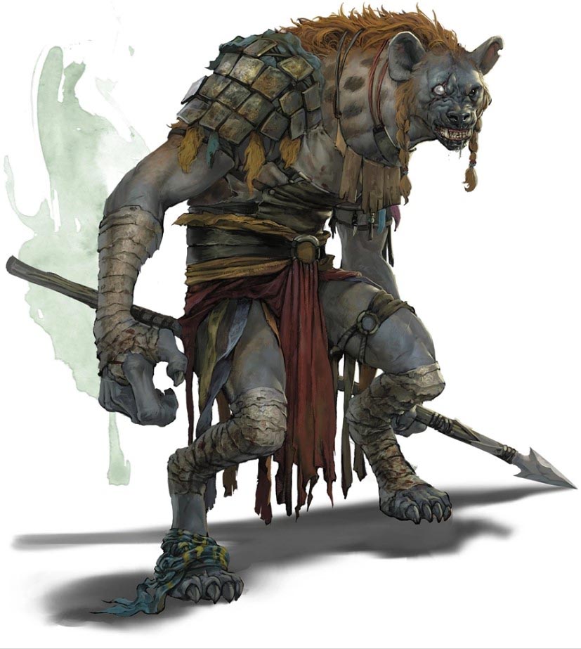 Гнолл Gnoll / Бестиарий D&D 5 / Monster manual.