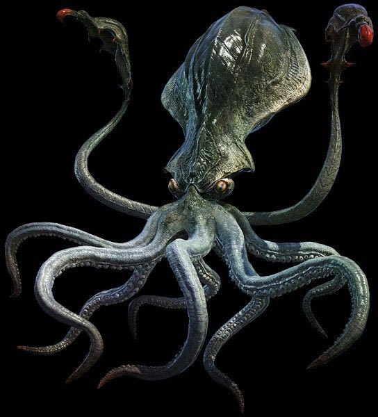 Гигантский осьминог (Giant octopus)" - большой зверь D&D 5-й редак...
