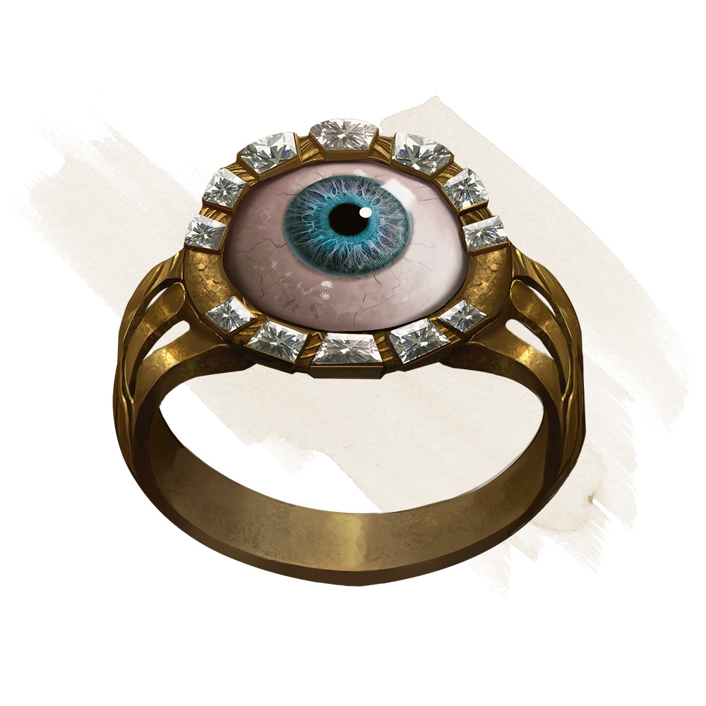 «Кольцо проникающего зрения (Ring of x-ray vision)» - магическое кольцо ред...
